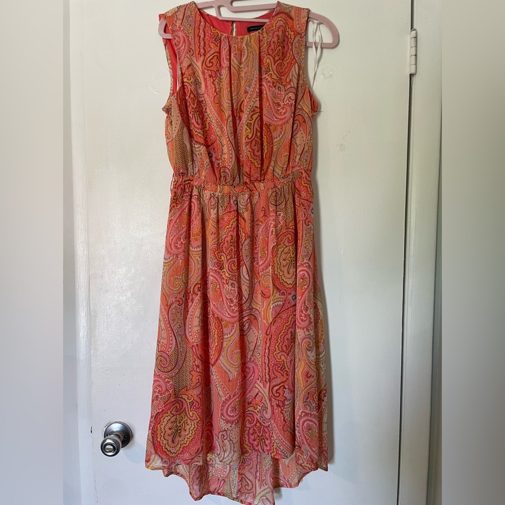 TOMMY HILFIGER Paisley Sleeveless Maxi Dress Size 6